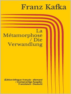 cover image of La Métamorphose / Die Verwandlung